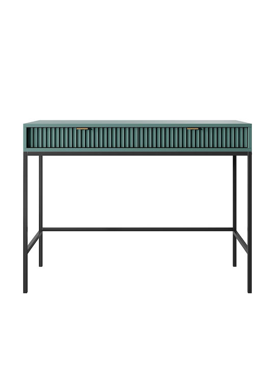 Nova Console Table Wood & Metal Green+ Black L103.5xW50xH77.6cm