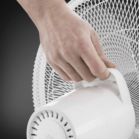 Trotec TVE 26 S Ανεμιστήρας Ορθοστάτης 35W Διαμέτρου 40cm με Τηλεχειριστήριο Λευκός