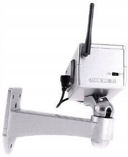 Dummy Surveillance Bullet Camera Gray