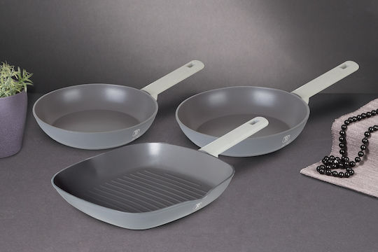 Berlinger Haus Berlinger Haus Aspen Collection Aluminium Pfannen-Set mit Stein Innenbeschichtung 3-teilig