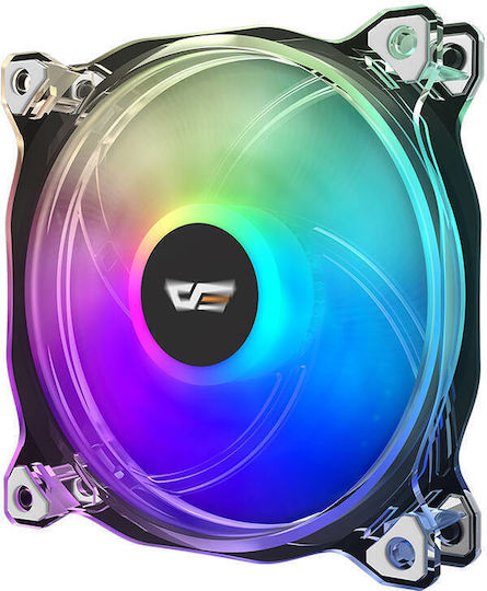 Darkflash Case Fan 120mm with RGB Lighting and Connection 3-Pin 3pcs