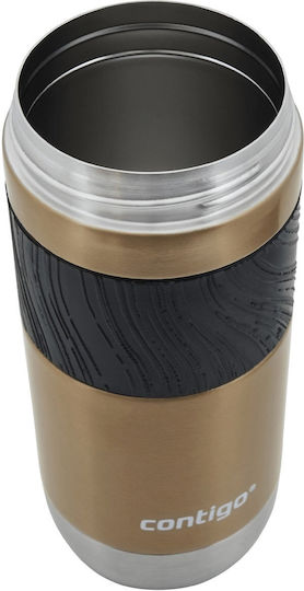 Contigo Thermal Glas Thermosflasche Rostfreier Stahl 470ml Golden