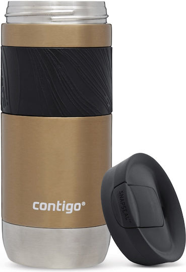 Contigo Thermal Glas Thermosflasche Rostfreier Stahl 470ml Golden