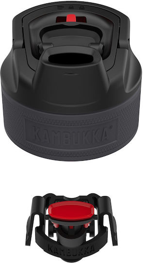 Kambukka Μπουκάλι Θερμός Ανοξείδωτο 1lt Black