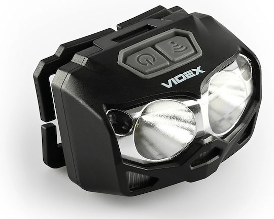 Videx Rechargeable Headlamp LED IP65 with Maximum Brightness 500lm White