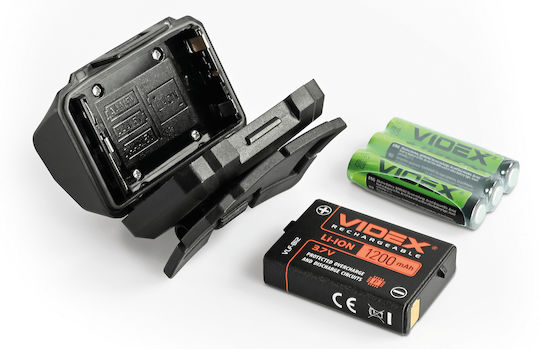 Videx Rechargeable Headlamp LED IP65 with Maximum Brightness 500lm White