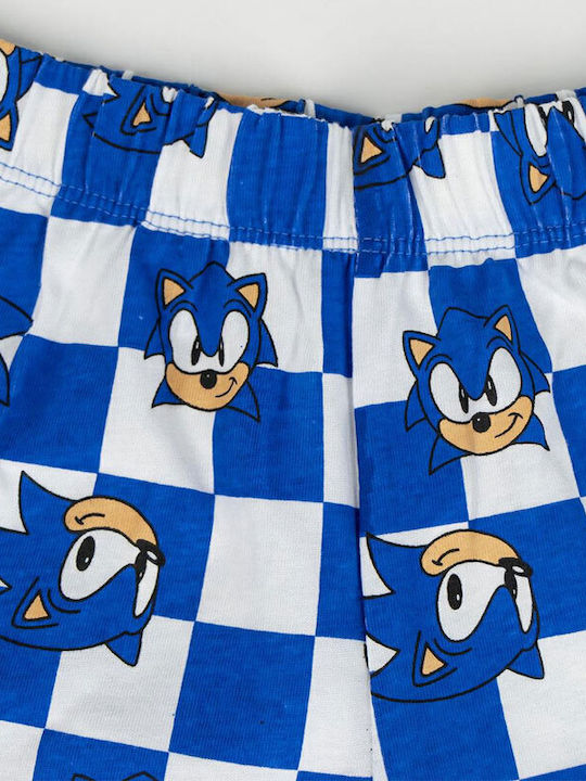 Cerda Παιδική Πιτζάμα Καλοκαιρινή Μπλε Sonic
