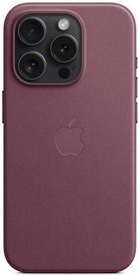 Apple Finewoven Fabric Back Cover Mulberry (iPhone 15 Pro)