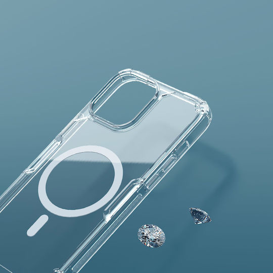 Nillkin Nature Pro Magnetic Back Cover Σιλικόνης / Πλαστικό Διάφανο (iPhone 15 Plus)
