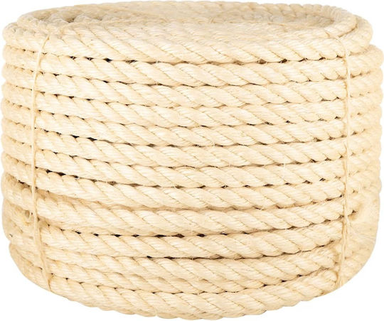vidaXL Σχοινί Verdreht 20mm 25m Sisal 6kg