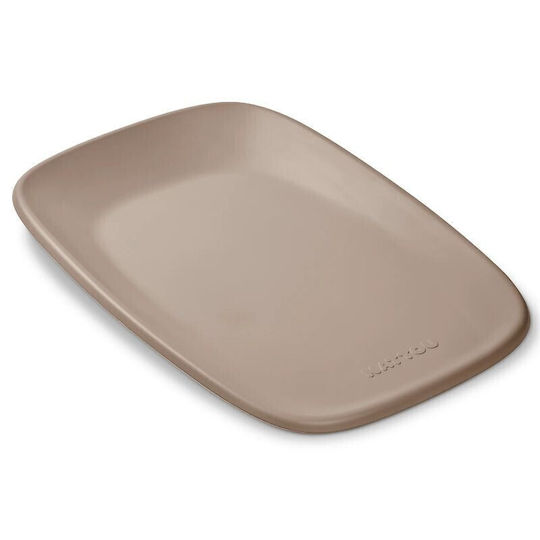 Nattou Soft Changing Pad din plastic Taupe 50x70cm