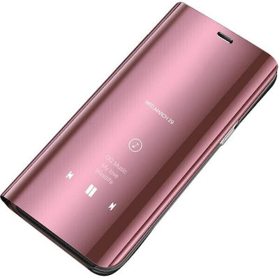 Hurtel Clear View Buchen Sie Kunststoff Rosa (Galaxy A71) 3164