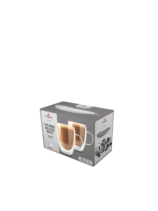 Berlinger Haus Set of Cups Coffee Glass White 300ml 2pcs