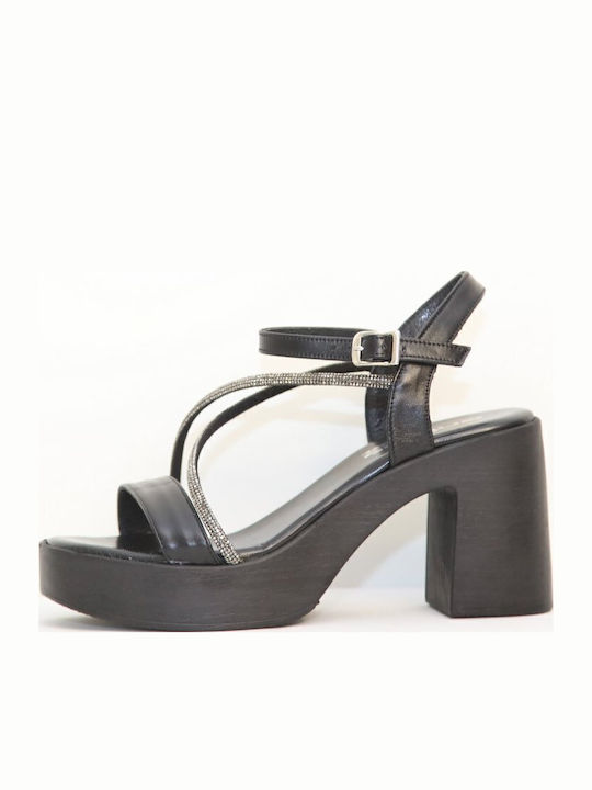 Leather Sandals Anatomic Black