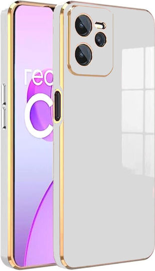 Bodycell Plated Back Cover Silicon cu Curea Auriu (Realme C35)