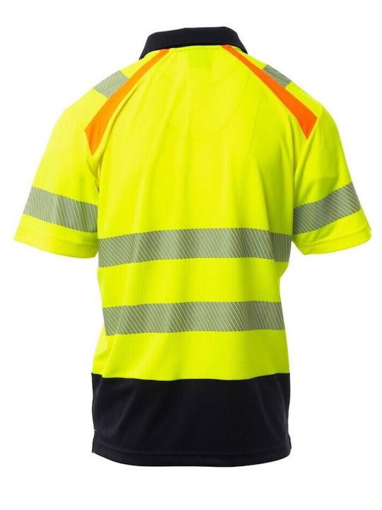 Payper Lane Bărbătească Mâneci scurte Bluză de Lucru Polo Galbenă