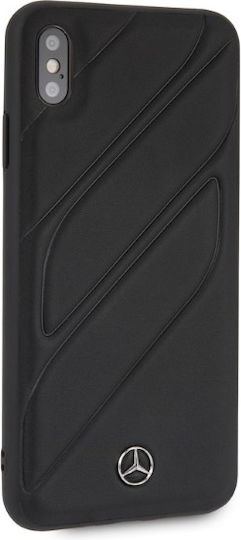 Mercedes-Benz Umschlag Rückseite Kunststoff Schwarz (iPhone XS Max)