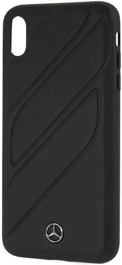 Mercedes-Benz Umschlag Rückseite Kunststoff Schwarz (iPhone XS Max)