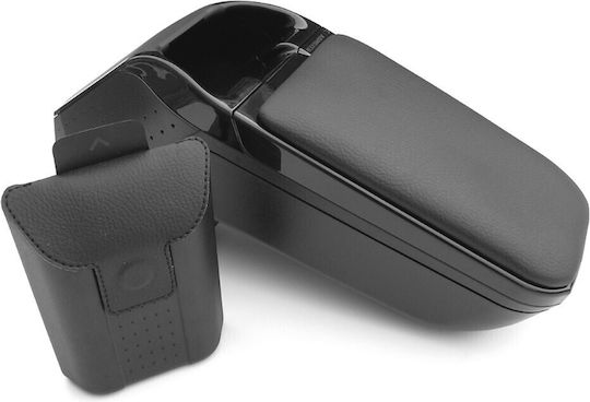 Rati Armster 2 Car PU Armrest for Renault Zoe 2017-2019 Black