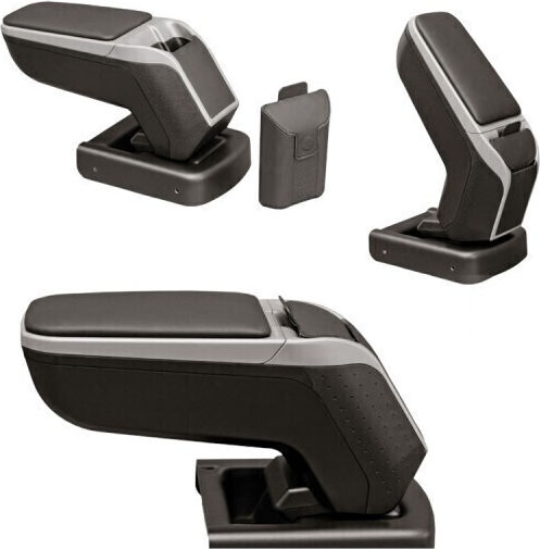 Rati Armster 2 Car PU Armrest for Volkswagen Golf VI 2012-2019 Black
