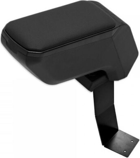 S-dizayn Car Leather Armrest for Peugeot 207 Black