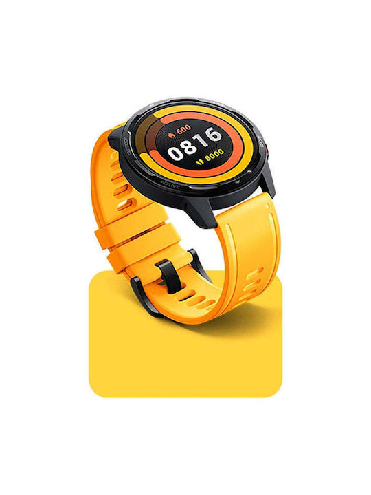 Xiaomi Λουράκι Σιλικόνης Κίτρινο (Watch S1 Active)