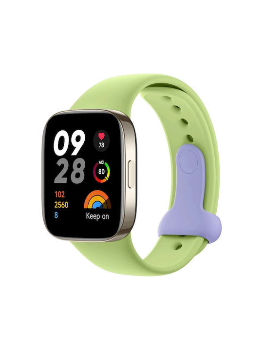 Xiaomi Λουράκι Σιλικόνης Lime Green (Redmi Watch 3)