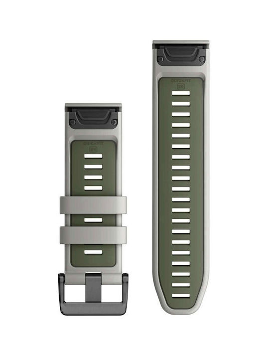 Garmin Каишка Силикон Grey/Moss (26mm)