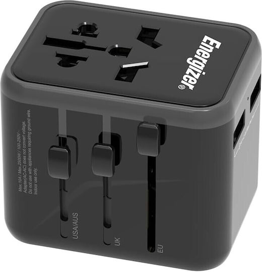 Hoco Adaptor Priză de la Universal în Universal