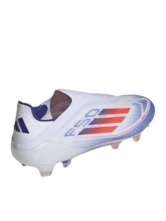 adidas F50 Elite LL Футболни Обувки с Бутони Cloud White / Solar Red / Lucid Blue