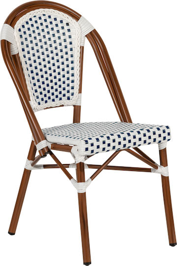 Stuhl Mutarazi White/blue 50x57x85cm