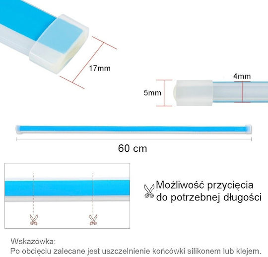 Διακοσμητική LED Ταινία Φαναριών Αυτοκινήτου