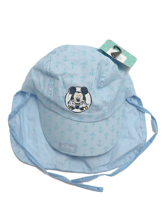 Disney Mickey Mouse Βρεφικό Καπέλο Υφασμάτινο Αγόρια Dis Mfb 51 39 C160/c161 Blue Ανοιχτό Μπλε