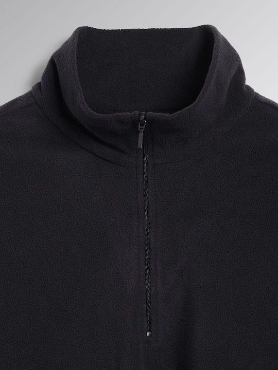 Long Sleeve Athletic Blouse Black