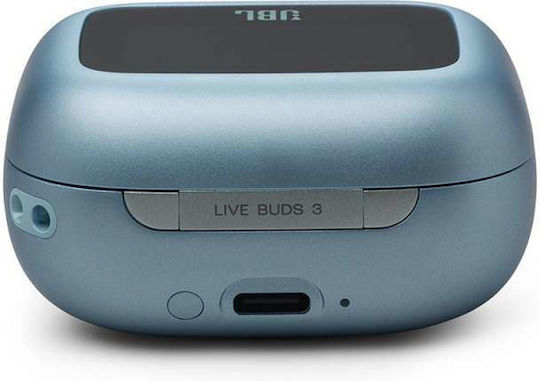 JBL Live Buds 3 Bluetooth Handsfree Earphones with Sweat Resistance and Charging Case Blue