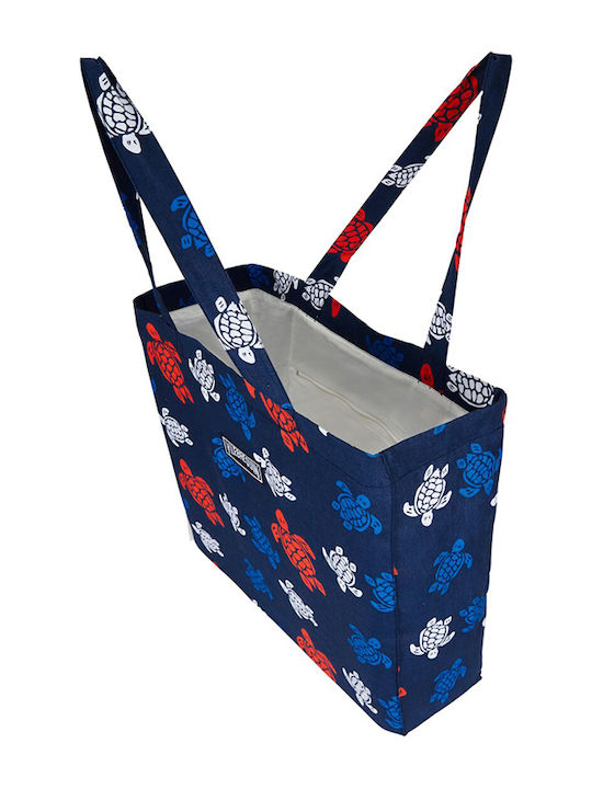 Vilebrequin Fabric Beach Bag Blue