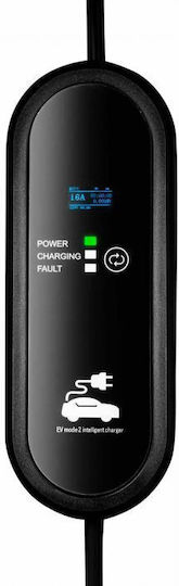 Akyga Φορητός Μονοφασικός Σταθμός Φόρτισης 3.8kW με Ενσωματωμένο Καλώδιο Type 2 (5901720139450)