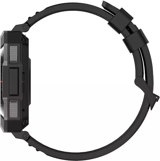 BlackView W60 50mm Smartwatch with Heart Rate Monitor (Black)