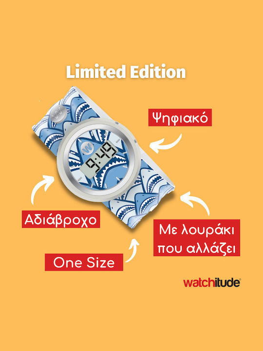 Watchitude Детски Аналогов Часовник с Каучукова/Пластмасова Каишка Многоцветен