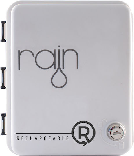 Hydrostab I-dial Rechargeable Προγραμματιστής Ποτίσματος Πίνακα Μπαταρίας 8 Στάσεων