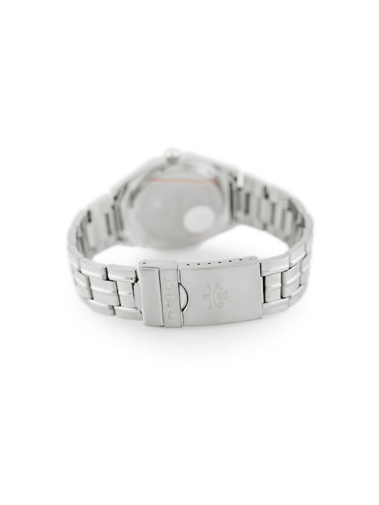 Perfect Uhr Batterie mit Silber Metallarmband