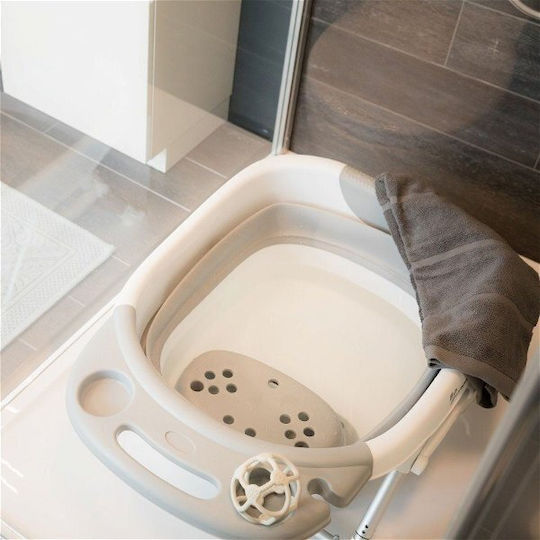Bo Jungle Cadă pentru bebeluși Bath Grey/White