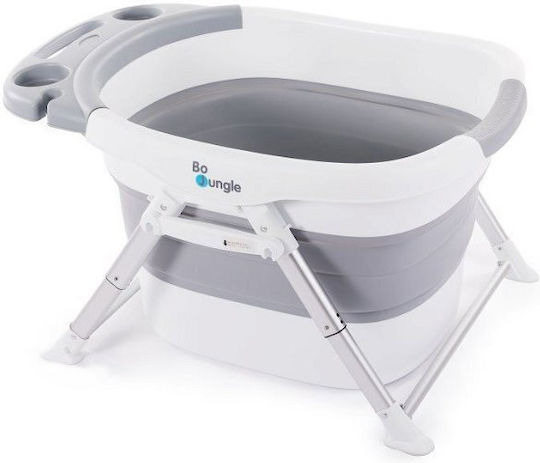 Bo Jungle Cadă pentru bebeluși Bath Grey/White
