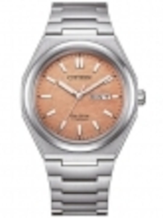 Citizen Men's Watch 40mm Chronograph Battery with Silver Metal Bracelet