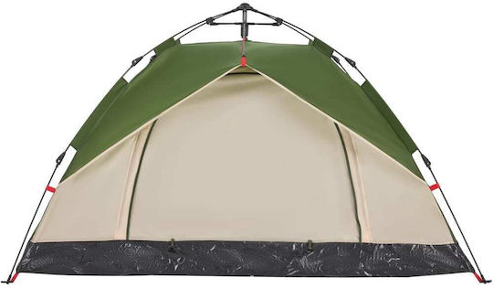 vidaXL Automatic Camping Tent Igloo Green 3 Seasons for 3 People 195x187x113cm