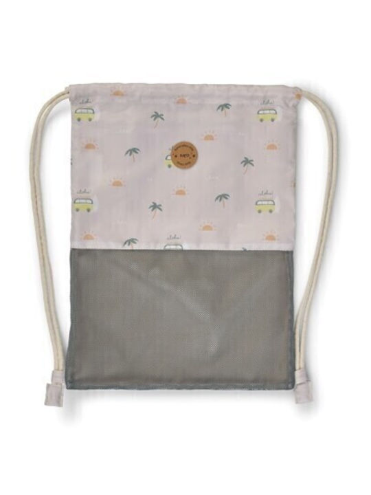 Saro Aloha Παιδική Τσάντα Πλάτης Μπεζ 39x29εκ. Saro Aloha Παιδική Τσάντα Πλάτης Μπεζ 39x29εκ.