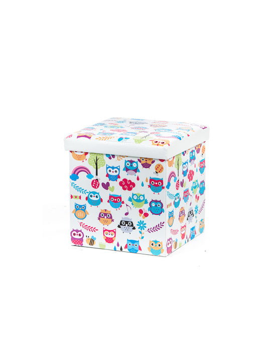 Scaune Bucătărie Cu spațiu de depozitare Tapițat cu Piele Ecologică Multicolor 38x38x37.5buc