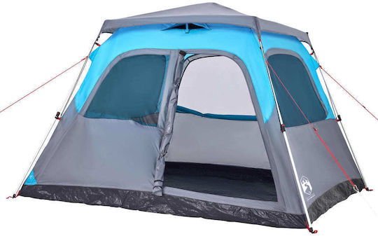 vidaXL Camping Tent Igloo Blue 3 Seasons for 6 People 310x285x200cm