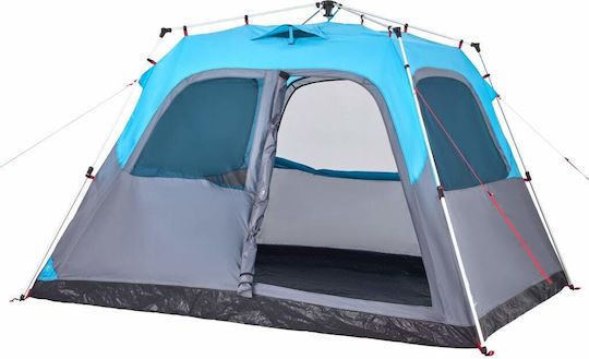 vidaXL Camping Tent Igloo Blue 3 Seasons for 6 People 310x285x200cm