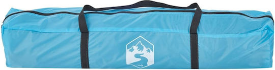 vidaXL Αυτόματη Σκηνή Camping Igloo Μπλε για 3 Άτομα 230x200x148εκ.